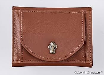 MANING ダークブラウン 三つ折り財布 ブラウン レザー製 三つ折りウォレット、マルニメンディング